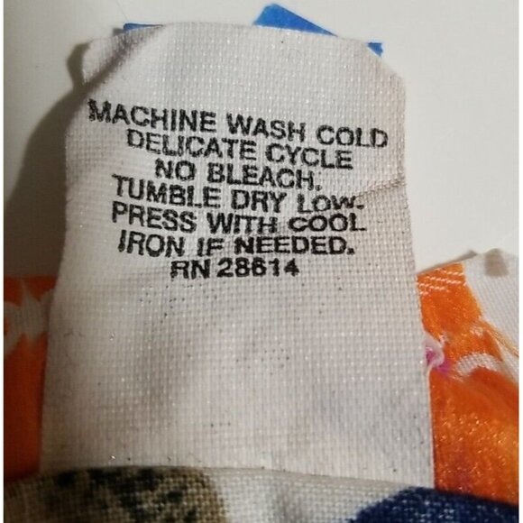 Vintage Peggy Lou California Blouse Women’s 42 (2X) Made USA Jungle Button Up - Picture 13 of 13